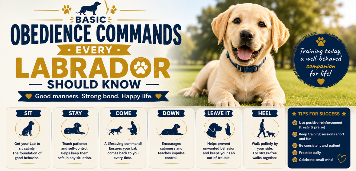 Basic Obedience Commands Every Labrador Should Know