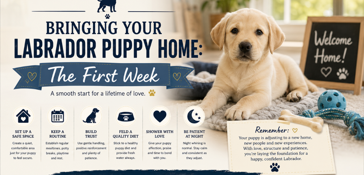 Bringing Your Labrador Puppy Home: The First Week