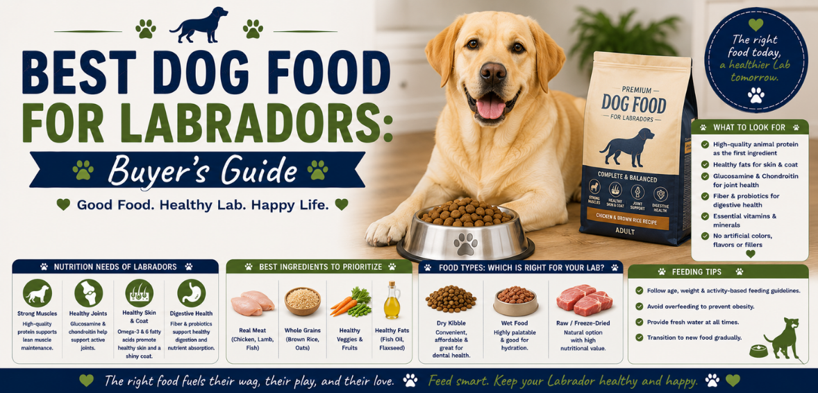Best Dog Food for Labradors: Buyer’s Guide