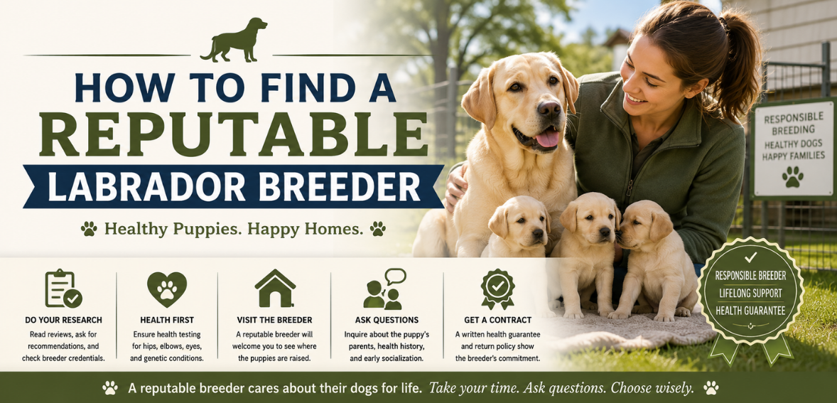 How to Find a Reputable Labrador Breeder