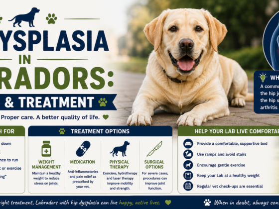 Hip Dysplasia in Labradors: Signs and Treatment