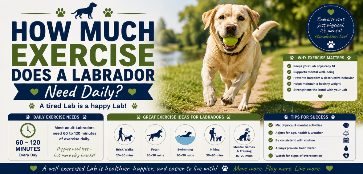 How Much Exercise Does a Labrador Need Daily?