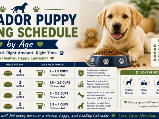 Labrador Puppy Feeding Schedule by Age
