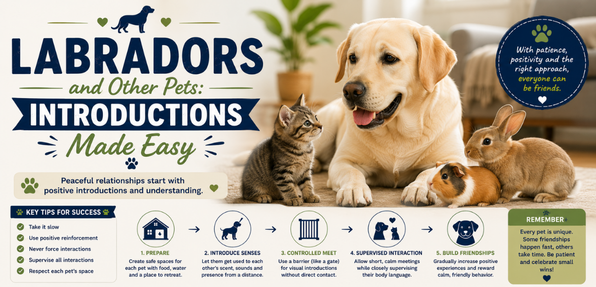 Labradors and Other Pets: Introductions Made Easy
