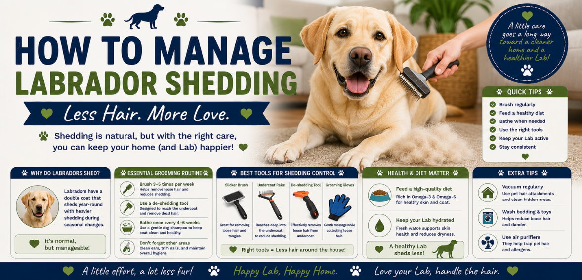 How to Manage Labrador Shedding