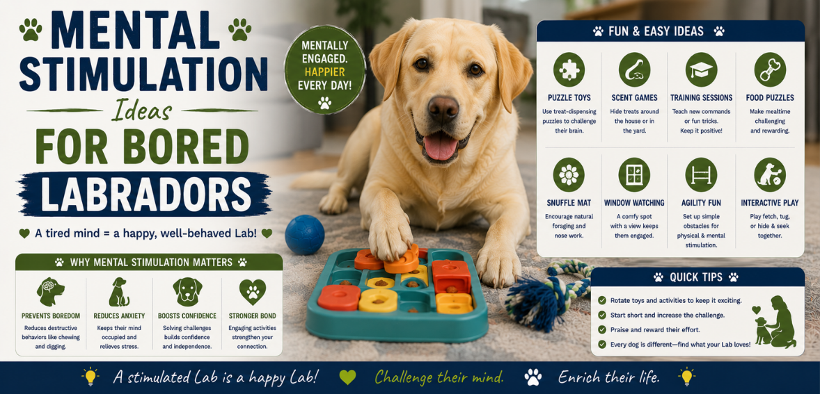 Mental Stimulation Ideas for Bored Labradors