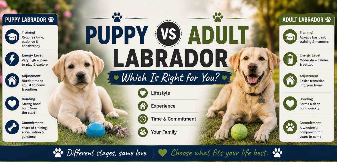 Puppy vs Adult Labrador: Which Is Right for You?