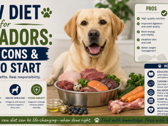 Raw Diet for Labradors: Pros, Cons and How to Start