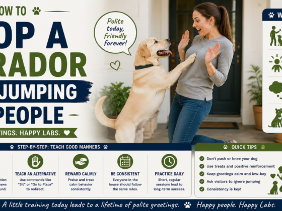 How to Stop a Labrador from Jumping on People