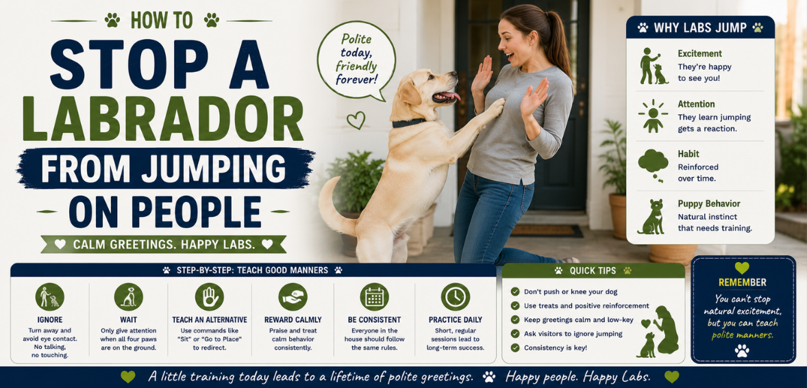 How to Stop a Labrador from Jumping on People