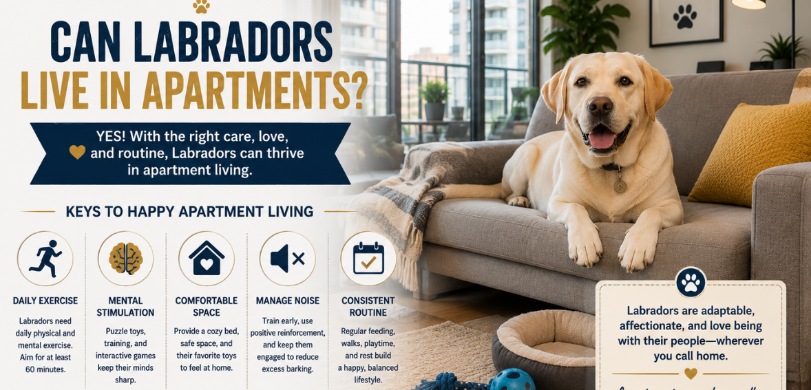Can Labradors Live in Apartments?