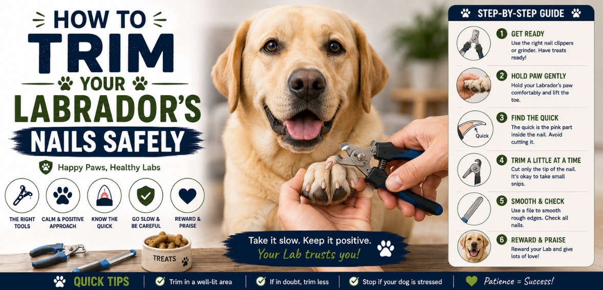 How to Trim Your Labrador’s Nails Safely