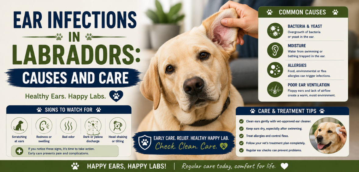 Ear Infections in Labradors: Causes and Care
