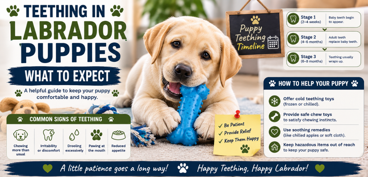 Teething in Labrador Puppies: What to Expect