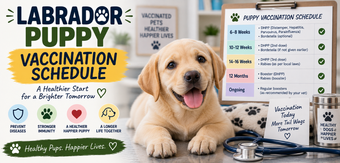 Labrador Puppy Vaccination Schedule